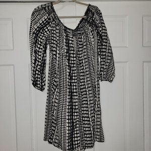 Ava and Viv Black and white dress x